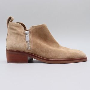 3.1 Phillip Lim Alexa Ankle Boots Tan Beige Suede Women's Size EU 37 US 7